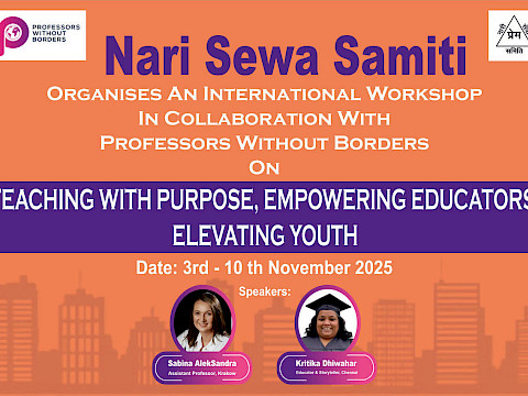 7-Day Workshop on “Teaching with Purpose, Thriving with Impact”